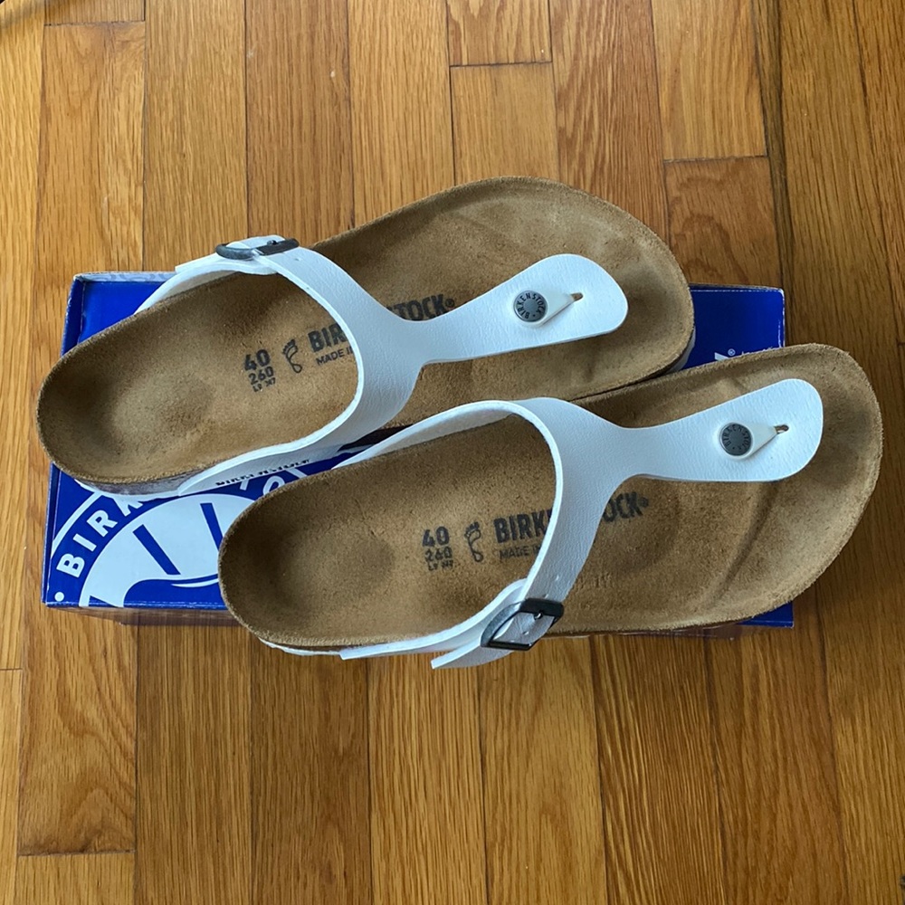 White Birkenstock Size 9